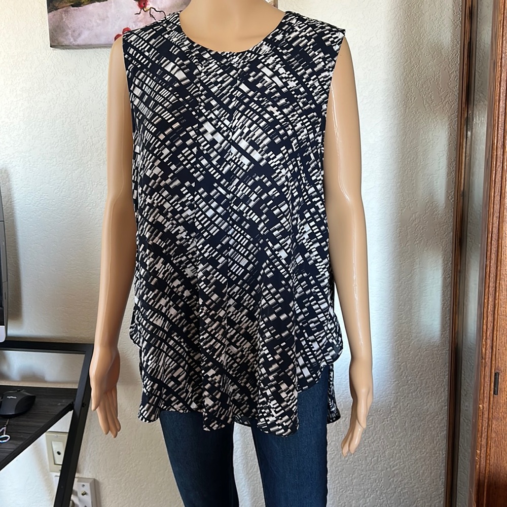English Laundry Blue & White Top